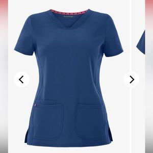 heartsoul Break On Through Women's 3-Pocket Pitter-Pat V-Neck Scrub Top